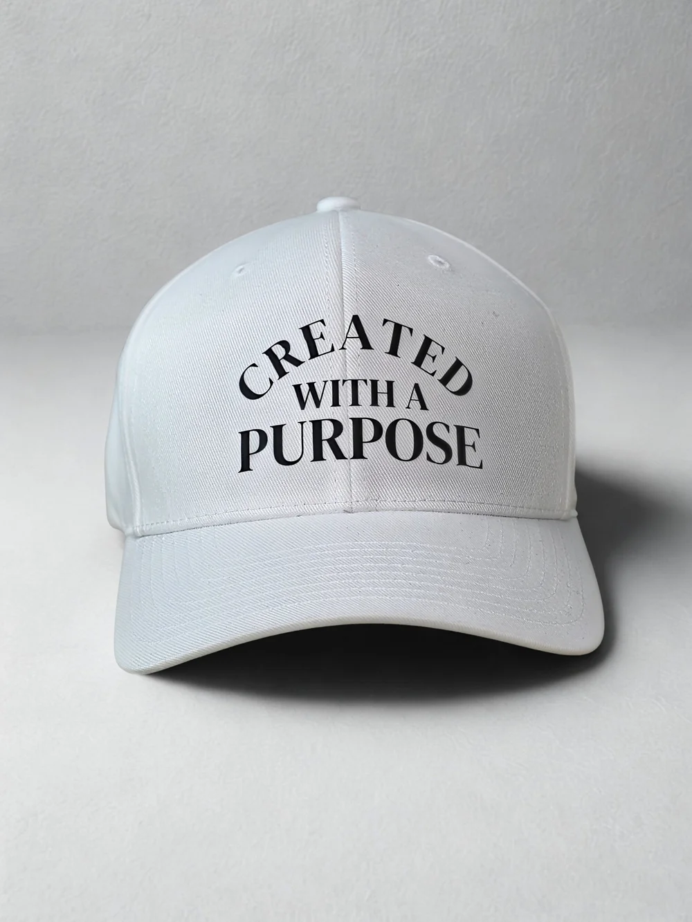Created With A Purpose White Baseball Cap